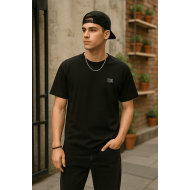 D&G Siyah Basic Tişört 4026