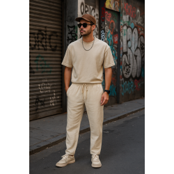 Bej Keten Pantolon 2015