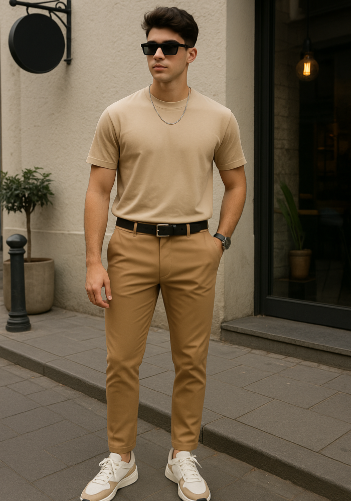 Slim Fit Camel Pantolon 2046 Slim Fit Camel Pantolon 2046