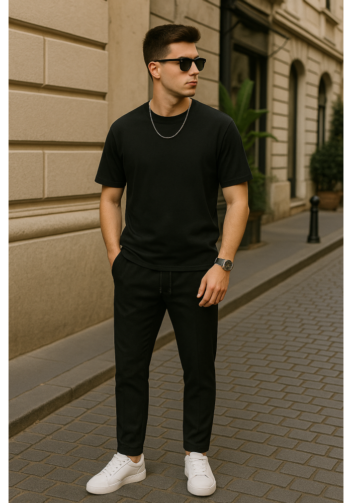 Yeşil keten Jogger Pantolon 2009 Yeşil keten Jogger Pantolon 2009