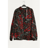 KIRMIZI DESENLİ YAĞMURLUK