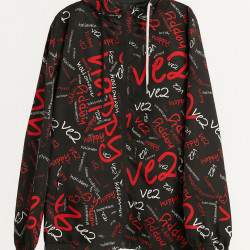 KIRMIZI DESENLİ YAĞMURLUK