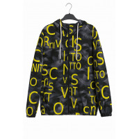 SARI SİYAH DESENLİ YAĞMURLUK