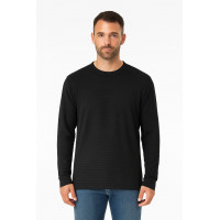 SİYAH DESENLİ SWEATSHİRT