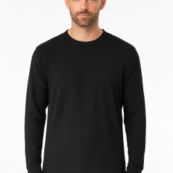 SİYAH DESENLİ SWEATSHİRT