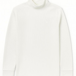 BEYAZ BOĞAZLI SWEATSHİRT