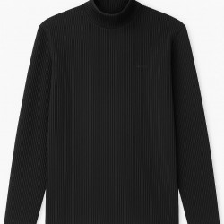 SİYAH BOĞAZLI SWEATSHİRT