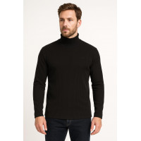 SİYAH BOĞAZLI SWEATSHİRT