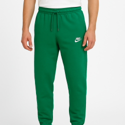 Yeşil Paça Lastikli Eşofman Altı 