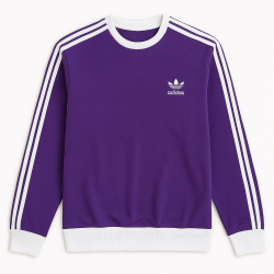 MOR ÇİZGİLİ SWEATSHİRT