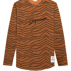 KAHVERENGİ ÇİZGİLİ SWEATSHİRT