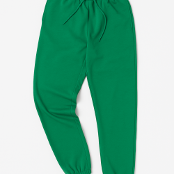 Yeşil Paça Lastikli Eşofman Altı 