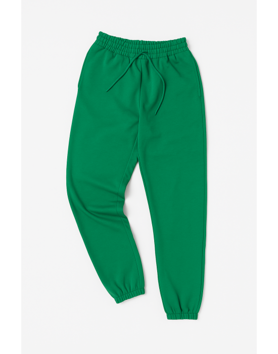 Yeşil Paça Lastikli Eşofman Altı 