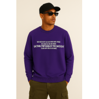 MOR POPCORN BASKILI SWEATSHİRT