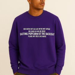 MOR POPCORN BASKILI SWEATSHİRT