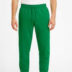 Yeşil Paça Lastikli Eşofman Altı 