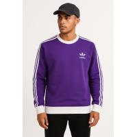 MOR ÇİZGİLİ SWEATSHİRT