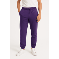 Mor Paça Lastikli Eşofman Altı 