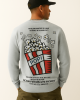 GRİ POPCORN BASKILI SWEATSHİRT