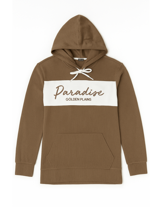 PARADİSE TABA KAPÜŞONLU SWEATSHİRT