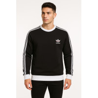 SİYAH ÇİZGİLİ SWEATSHİRT