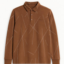 KAHVERENGİ ÇİZGİLİ SWEATSHİRT