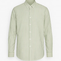 YEŞİL ÇİZGİLİ GÖMLEK  