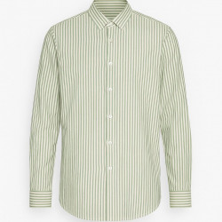 YEŞİL ÇİZGİLİ GÖMLEK  
