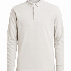 GRİ POLO YAKA SWEATSHİRT 