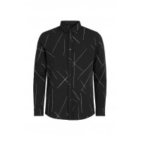 SİYAH ÇİZGİLİ GÖMLEK 