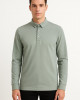 YEŞİL POLO YAKA SWEATSHİRT 
