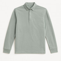 YEŞİL POLO YAKA SWEATSHİRT 