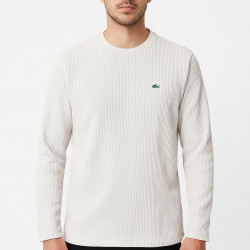 TAŞ KENDİNDEN ÇİZGİLİ SWEATSHİRT 