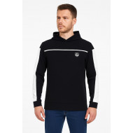 SİYAH KAPÜŞONLU SWEATSHİRT 