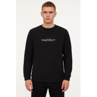 SİYAH BASKILI SWEATSHİRT 