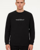 SİYAH BASKILI SWEATSHİRT 