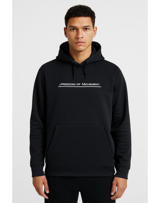 SİYAH FREEDOM YAZILI SWEATSHİRT