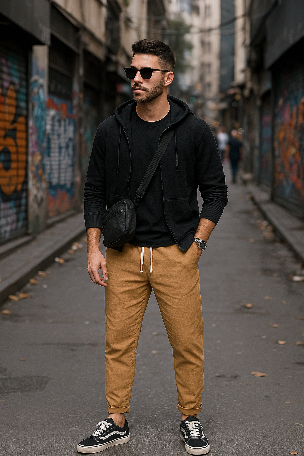 Bej Keten Pantolon 2019