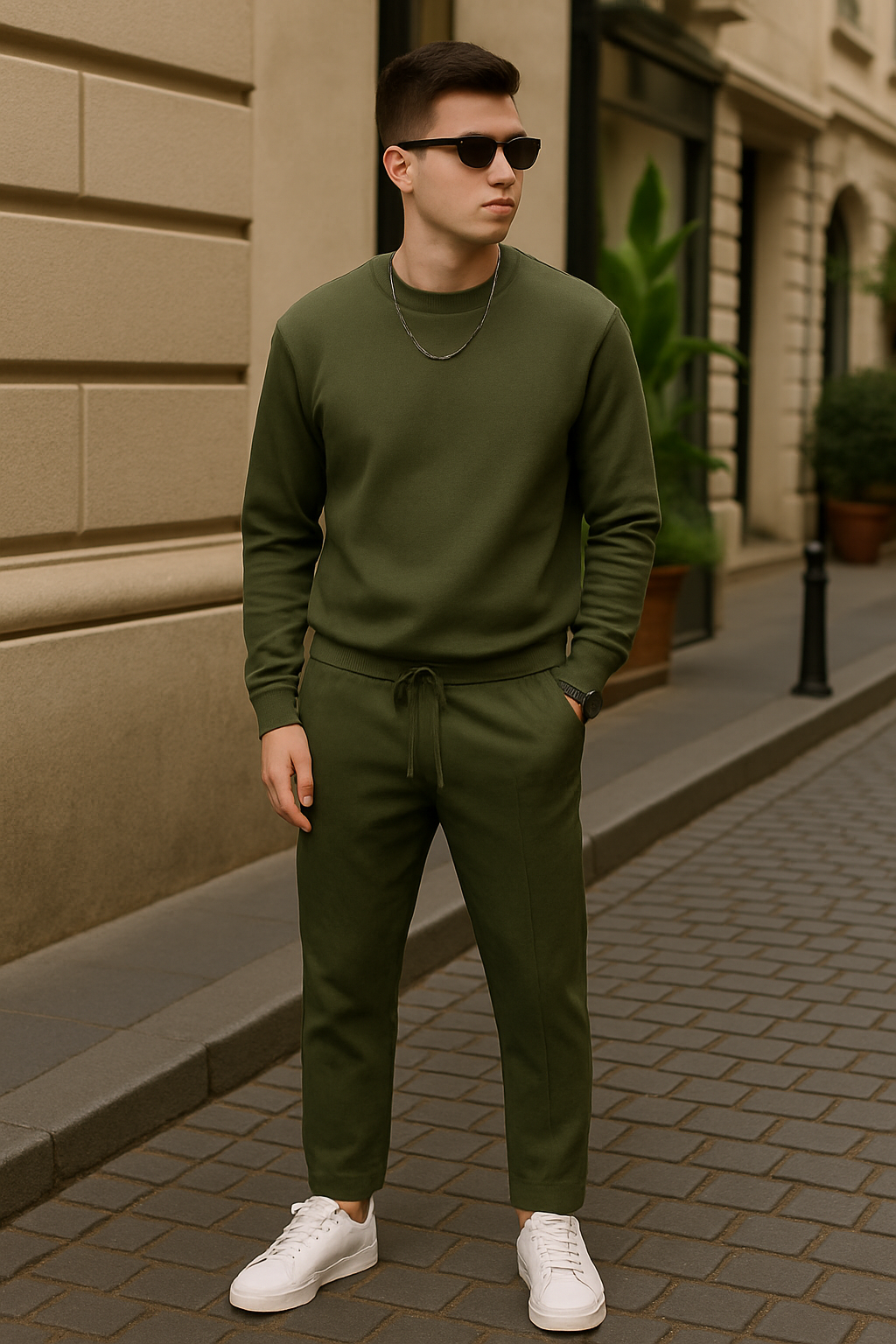 Yeşil Jogger Pantolon 2003
